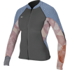 O'Neill Women's Bahia Full Zip Jacket in Graphite/Desert Bloom/Drift Blue