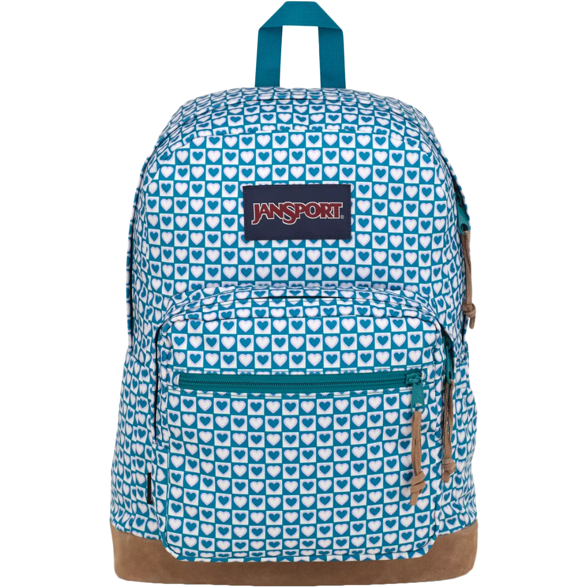 Jansport Right Pack Hyped Hearts Green Backpack