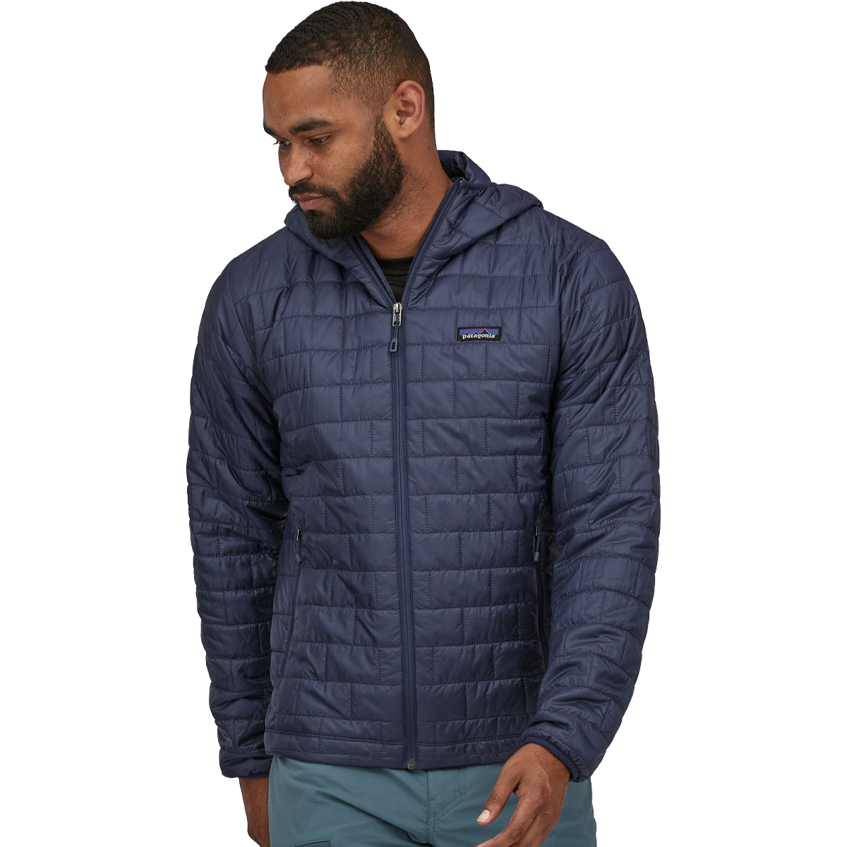 Patagonia nano puff hoody blue online
