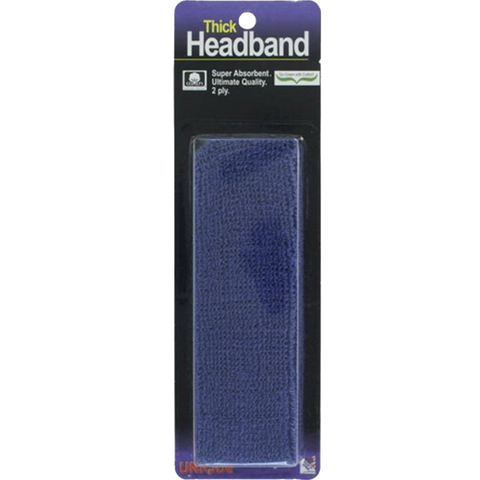 Thick 2-Ply Headband - Navy