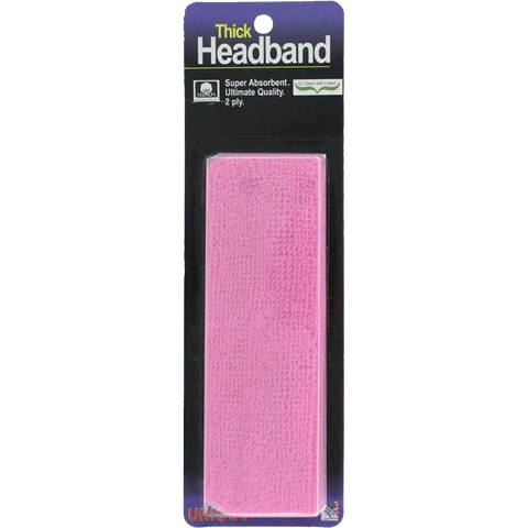 Thick 2-Ply Headband - Pink