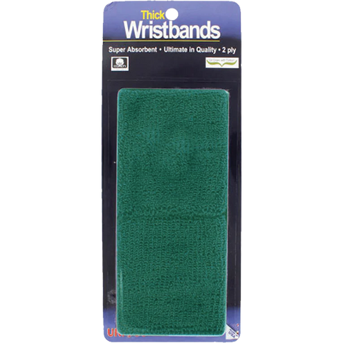 Thick 2-Ply Wristband - Green