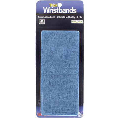 Thick 2-Ply Wristband - Light Blue