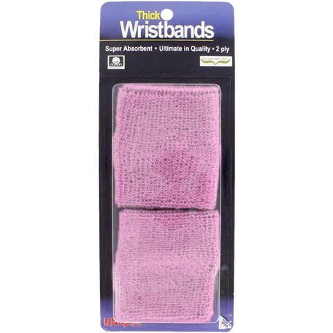 Thick 2-Ply Wristband - Pink