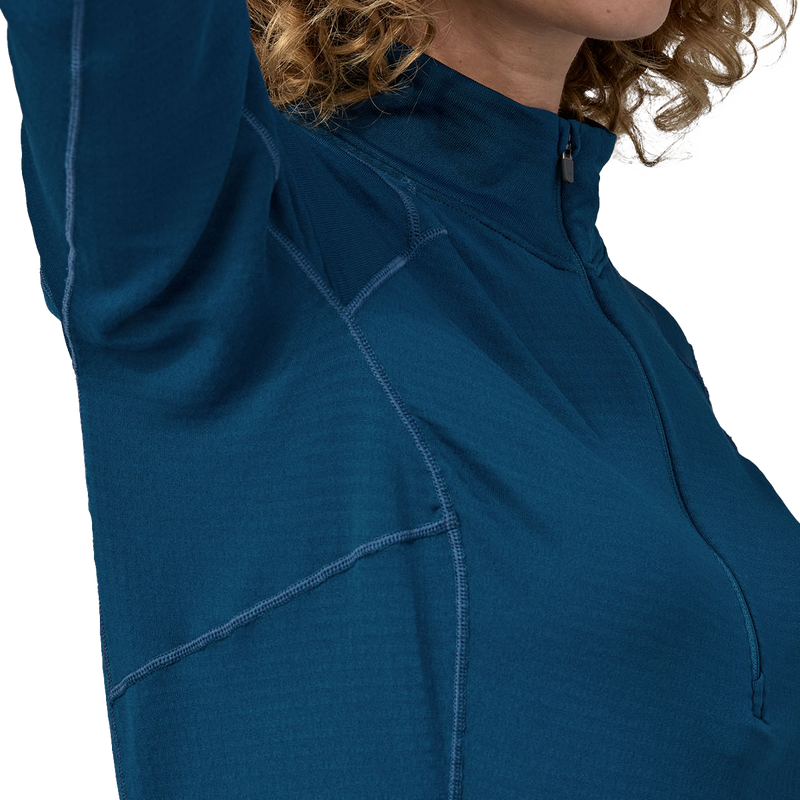 Women's Capilene Thermal Zip Neck, Patagonia Women's Capilene Thermal Zip Neck seamless underarm
