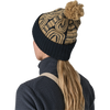 Patagonia Powder Town Beanie in FLSK-Flow Sunken Blue back
