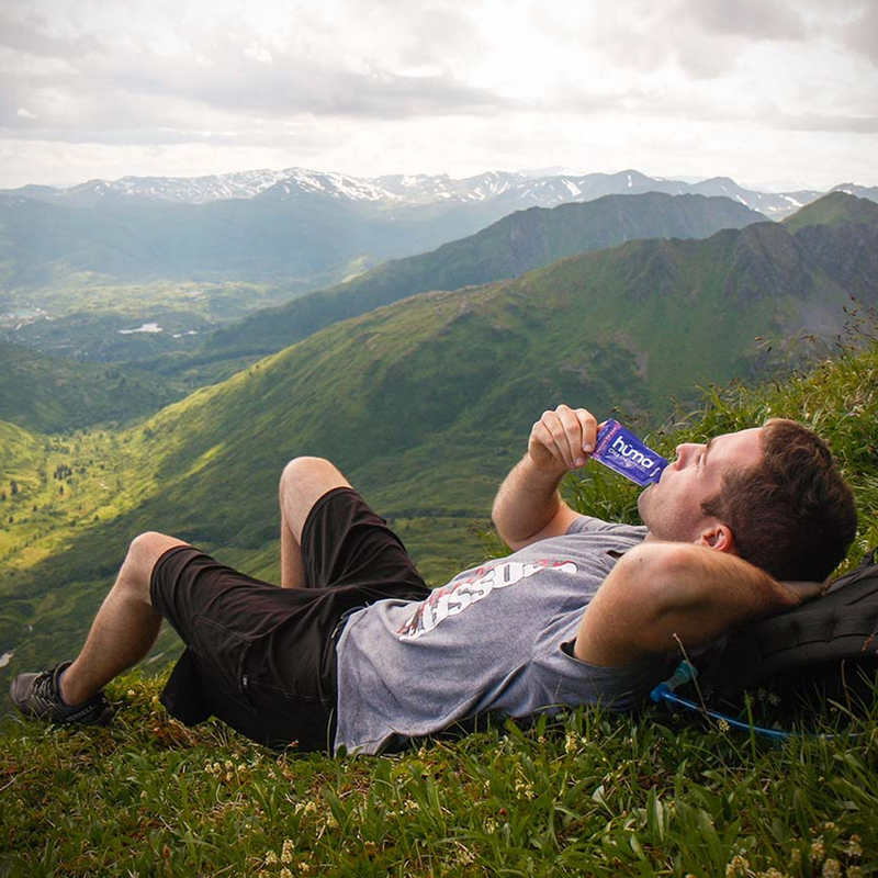 Chia Energy Gel, Huma Chia Energy Gel with hiker