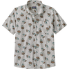 Patagonia Men's Go To Shirt in Summer Plant/Wool White