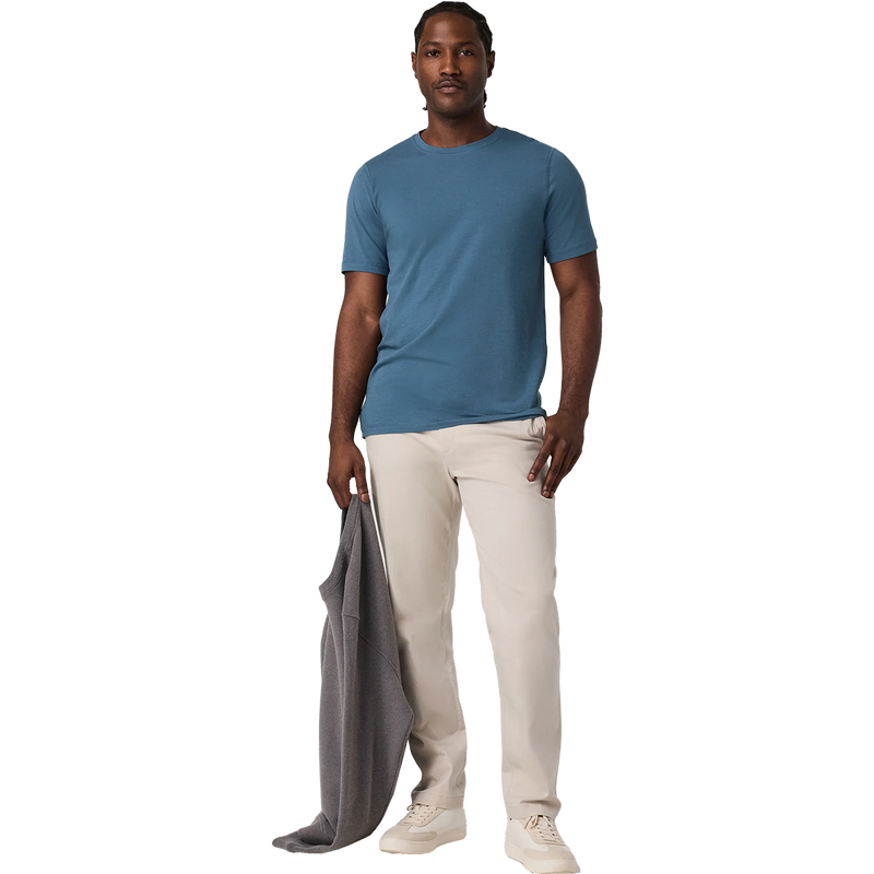 Men's Tuvalu Stretch Tee, Vuori Men's Tuvalu Stretch Tee in Pool Blue fornt 