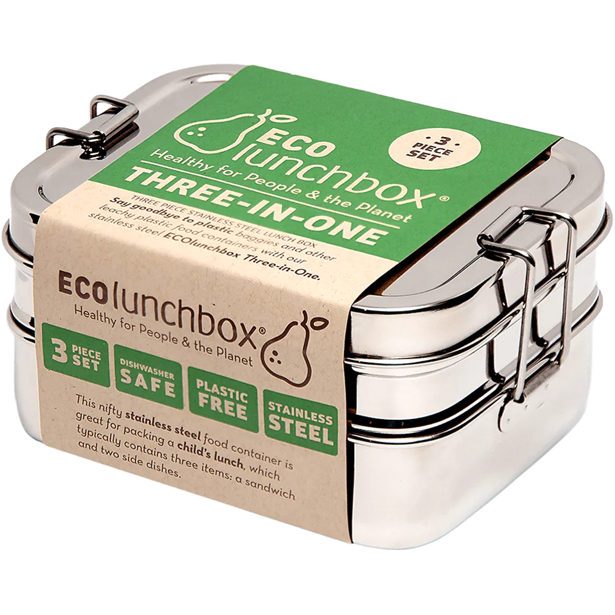 Ecolunchbox Three-in-One Bento Box - Thumbnail 3