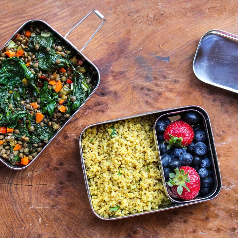 Three-in-One, ECOlunchbox Three-in-One with food