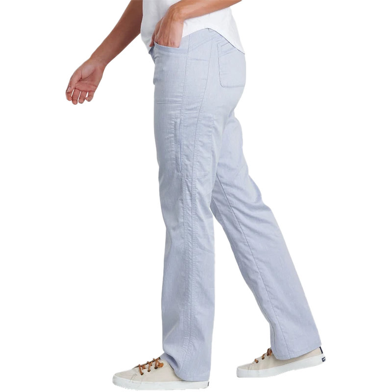 Women's Cabo Pant, Kuhl Women's Cabo Pant - Short in Blue Iris left