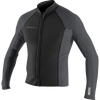 O'Neill Wetsuits Men's Reactor II 1.5MM Front Zip Jacket in Black/Graphite