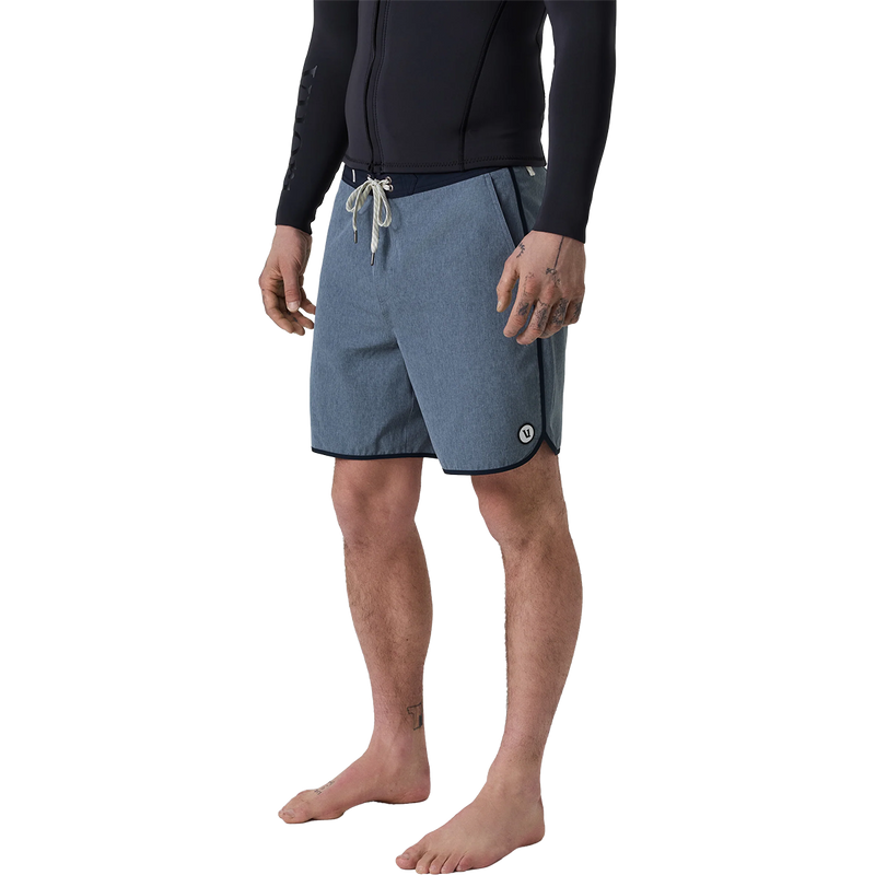 Men's Cruise Boardshort 18.5", Vuori Cruise Boardshort 18.5" in PFT Pacific Linen Texture front left