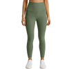 Beyond Yoga Women's Spacedye Caught in the Midi High Waist in Moss Green Heather