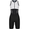 ROKA Women's Elite Aero II Sleeveless TriSuit in White/Black