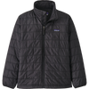 Patagonia Boys' Nano Puff Jacket in Black