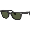 Ray Ban Original Wayfarer - Matte Black/G-15 Green front left