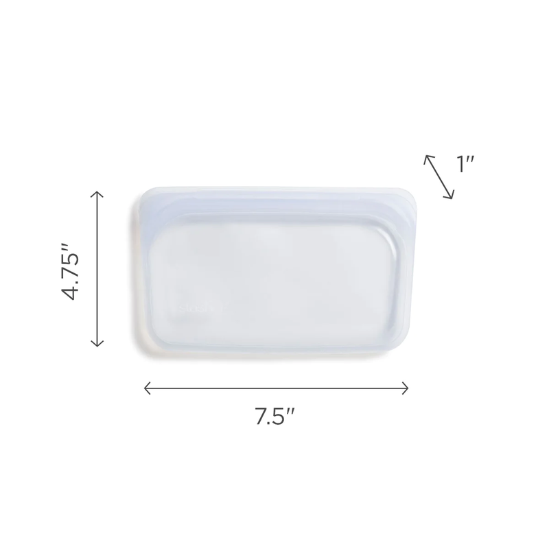 Snack Bag, Stasher Snack Bag dimensions