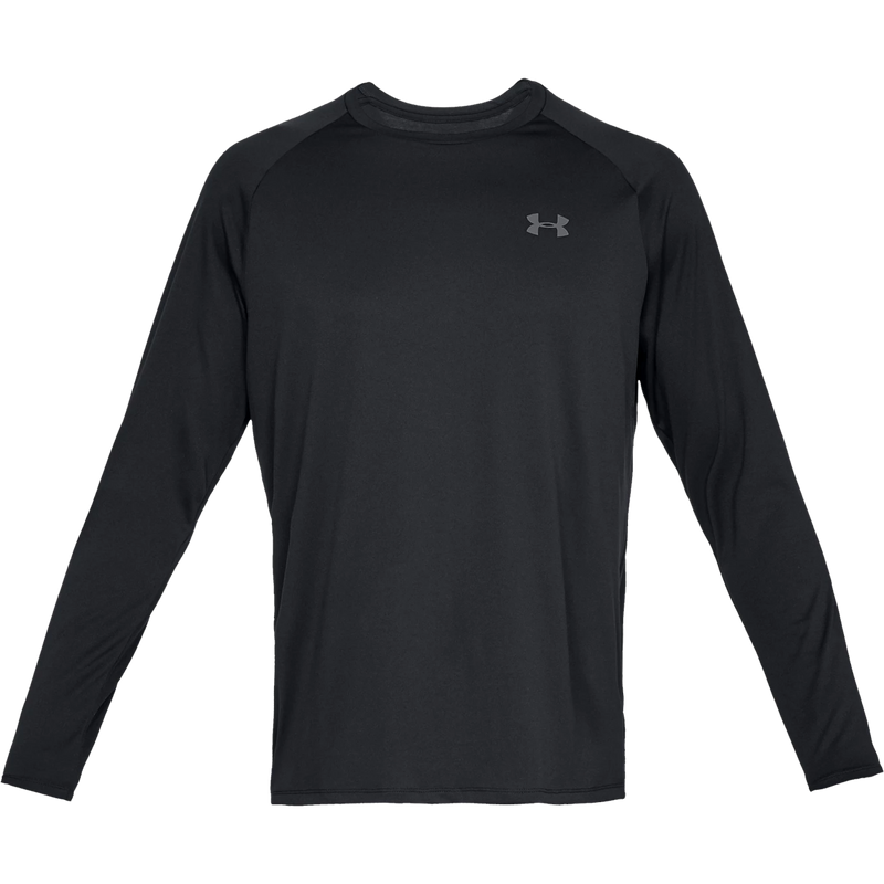 Men's UA Tech 2.0 Long Sleeve, Under Armour Men's UA Tech 2.0 Long Sleeve in Black