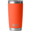 Yeti Rambler 20 oz Tumbler w/ MagSlider Lid in Papaya