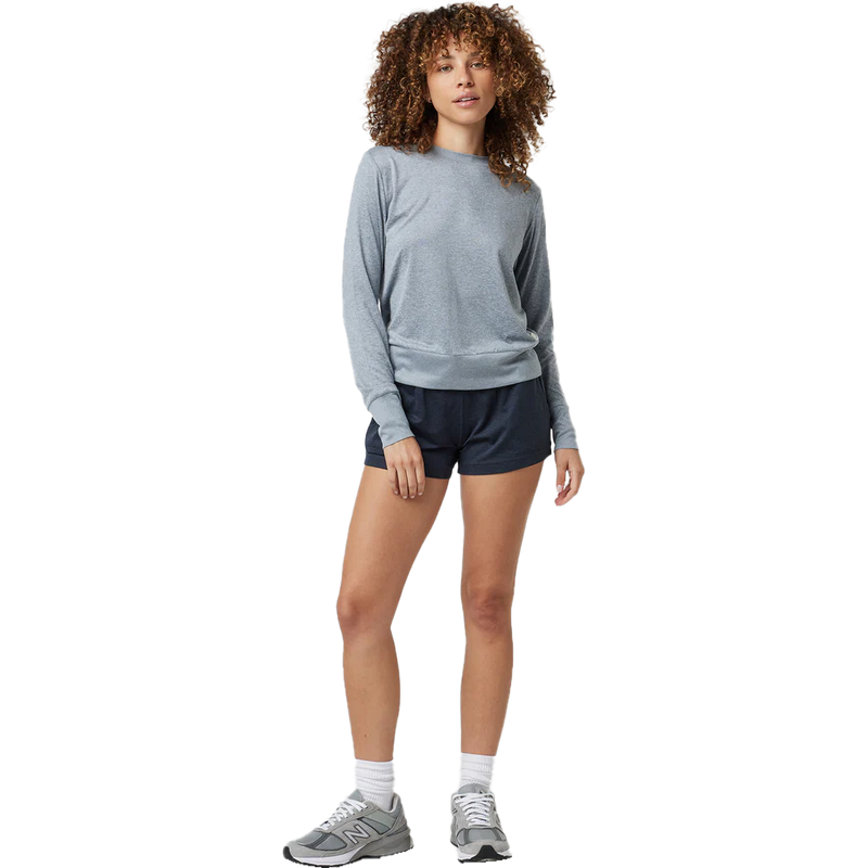 Women's Daydream Crew, Vuori Women's Daydream Crew in HMC-Mallorca Heather front