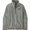 Patagonia Women's Better Sweater 1/4 Zip in Birch White