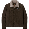 Patagonia Men's Pile-Lined Trucker Jacket in Dark Walnut