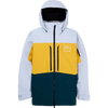 Burton Men's AK Gore-Tex Swash Jacket in Grey Cloud/Goldenrod/Deep Emerald