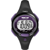 Timex Ironman Essential 10 Mid-Size Resin Strap in Black/Purple