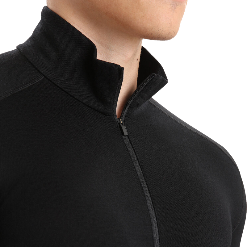 Men's 260 Tech Long Sleeve Half Zip, Icebreaker Men's 260 Tech Long Sleeve Half Zip collar