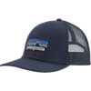 Patagonia P-6 Logo LoPro Trucker Hat in New Navy