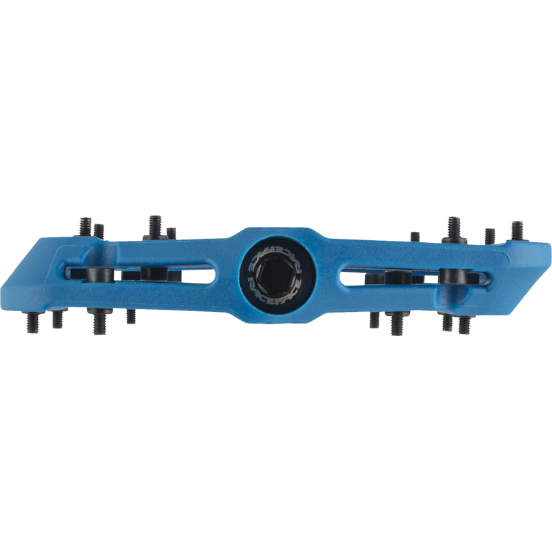 Chester 9/16 Blue Platform Pedal, Race Face Chester 9/16 Blue Platform