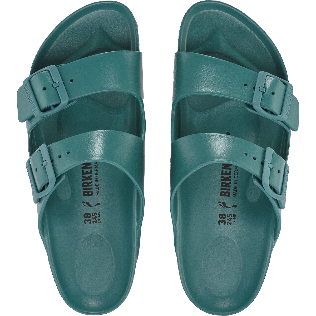 Birkenstock Arizona Essentials EVA Slide Sandal Women s White Size EU 37 US Womens 6 6.5 Mens 4 4.5 Sandals Arizona Footbed Jelly