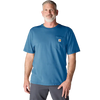 Carhartt Men's Short-Sleeve Workwear Pocket T-Shirt in H06-Horizon Blue