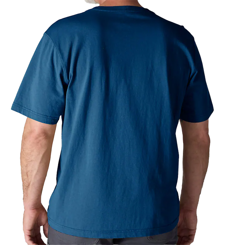 Men's Short-Sleeve Workwear Pocket T-Shirt, Carhartt Men's Short-Sleeve Workwear Pocket T-Shirt in H06-Horizon Blue back