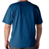 Carhartt Men's Short-Sleeve Workwear Pocket T-Shirt in H06-Horizon Blue back