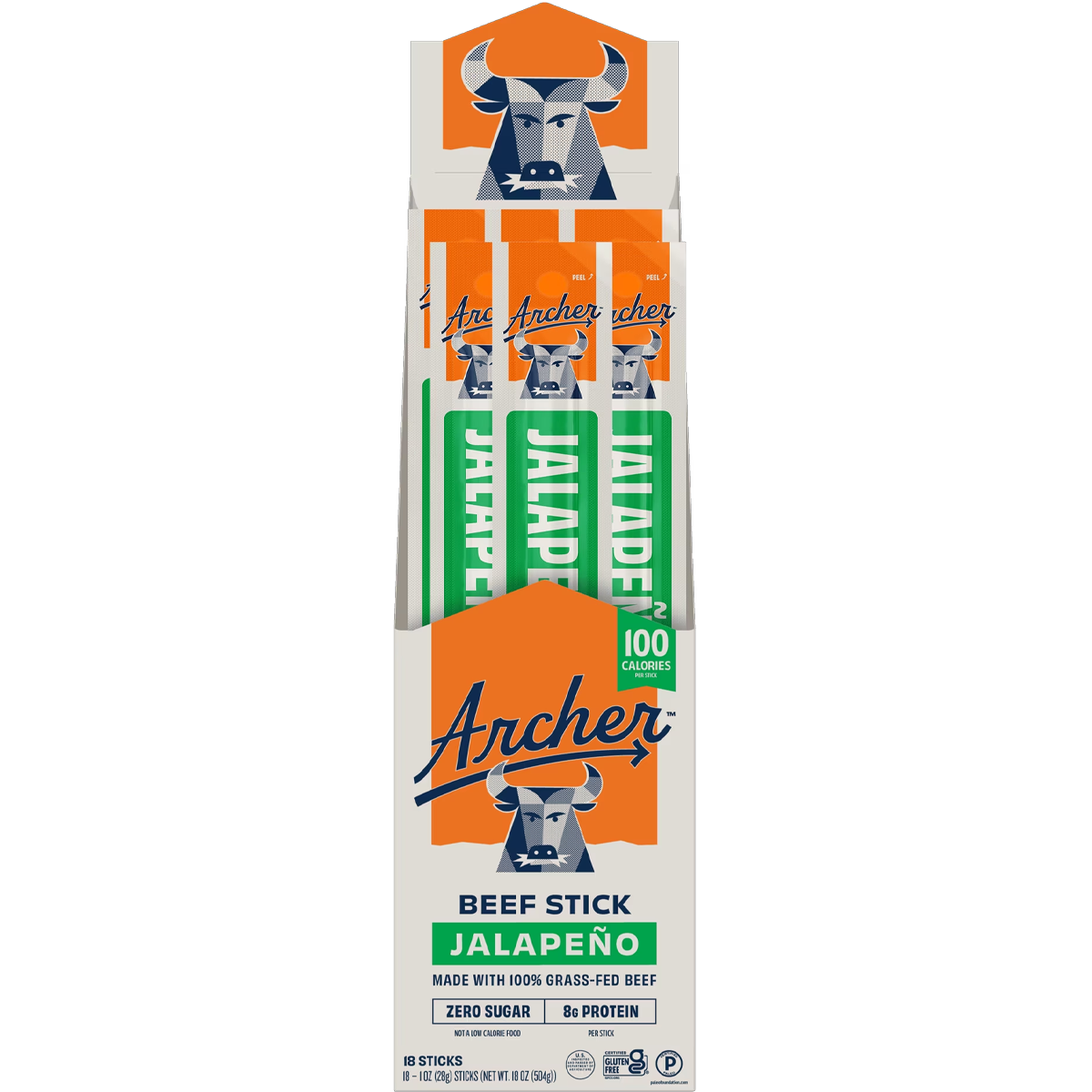 Zero Sugar 1 oz Jerky Sticks alternate view