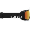 Giro Ringo Low Bridge Fit in Black Wordmark + Vivid Ember right