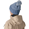 Patagonia Women's Snowbelle Beanie in OTBA-Offset Dot Barnacle Blue on model back