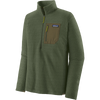 Patagonia Men's R1® Air Zip-Neck in Torrey Pine Green