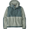 Patagonia Women's Shelled Retro-X Fleece Pullover in Sleet Green