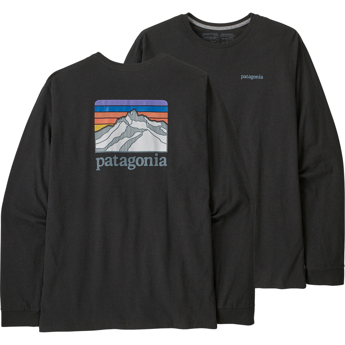 Black patagonia top long sleeve