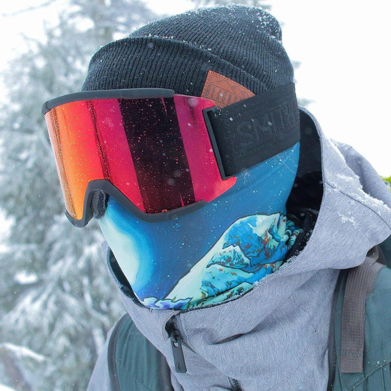 Therma Tube, Blackstrap Therma Tube on face under goggles