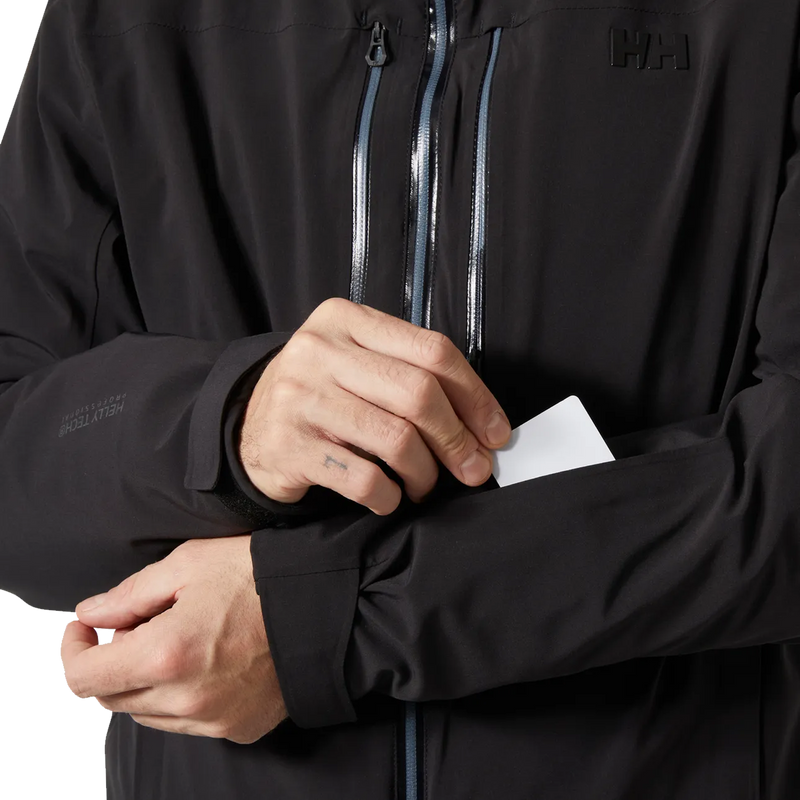 Men's Alpha Lifaloft Jacket, Helly Hansen Men's Alpha Lifaloft Jacket pass pocket