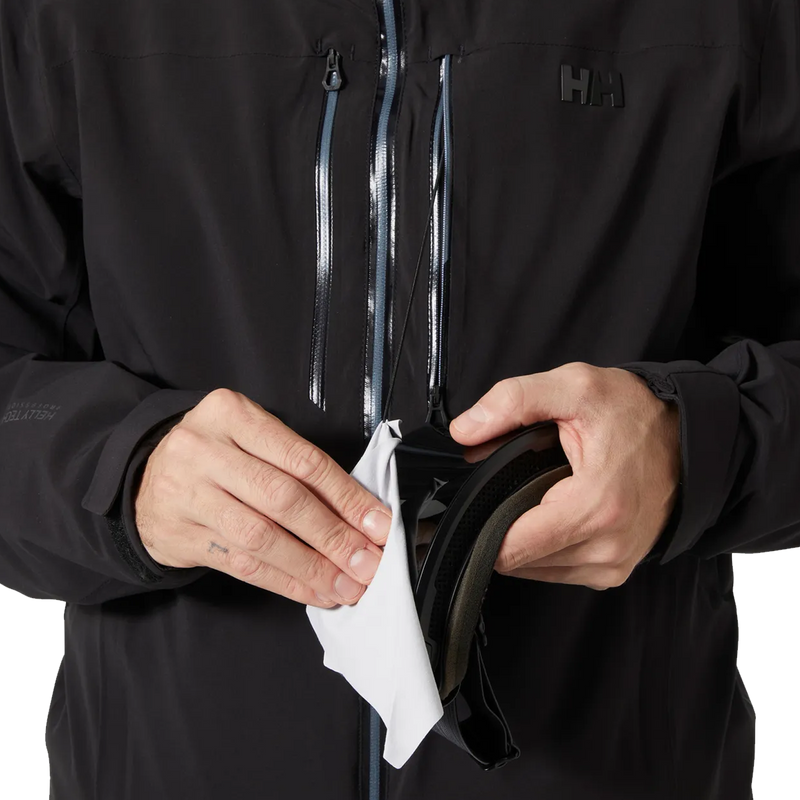 Men's Alpha Lifaloft Jacket, Helly Hansen Men's Alpha Lifaloft Jacket goggle wipe