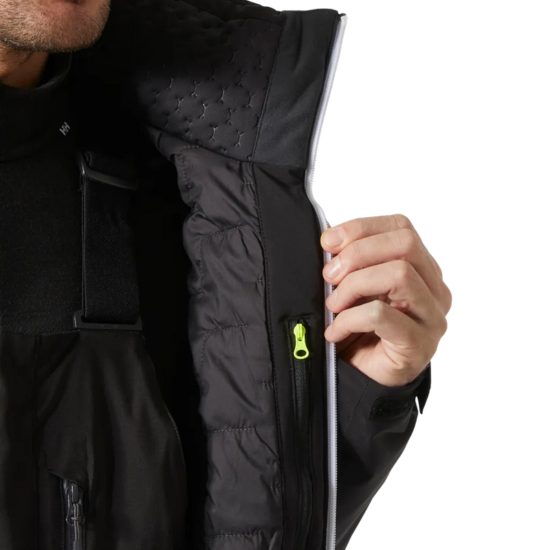 Men's Alpha Lifaloft Jacket, Helly Hansen Men's Alpha Lifaloft Jacket inner stash pocket