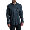 Kuhl Men's Descendr Flannel Long Sleeve in DABY-Deep Abyss