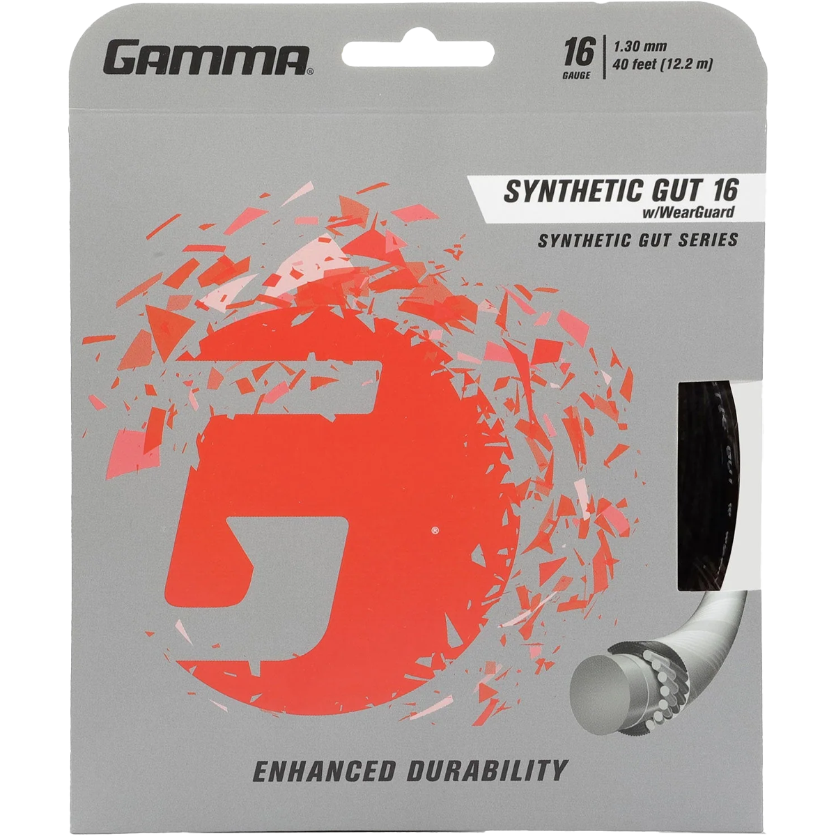 Synthetic Gut 16 w/WearGuard - Black alternate view