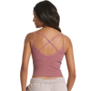 Vuori Women's Rib Crop Tank back